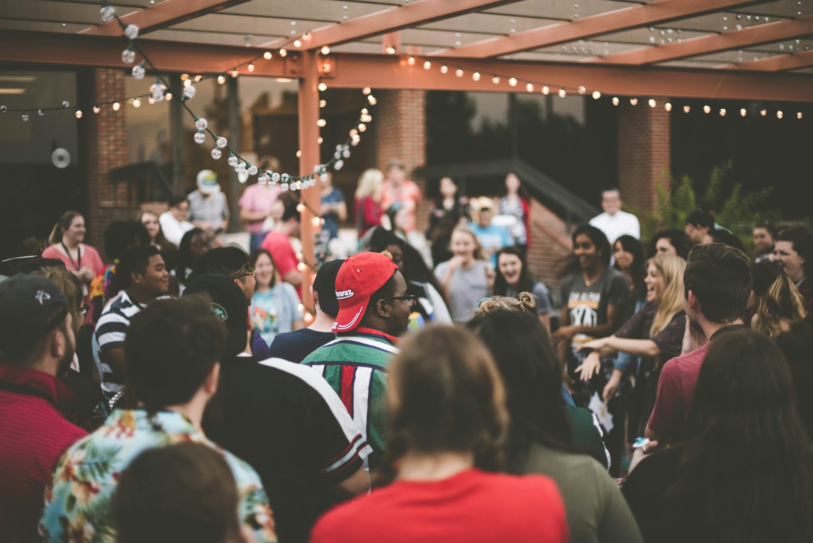 A diverse community gathered at an event